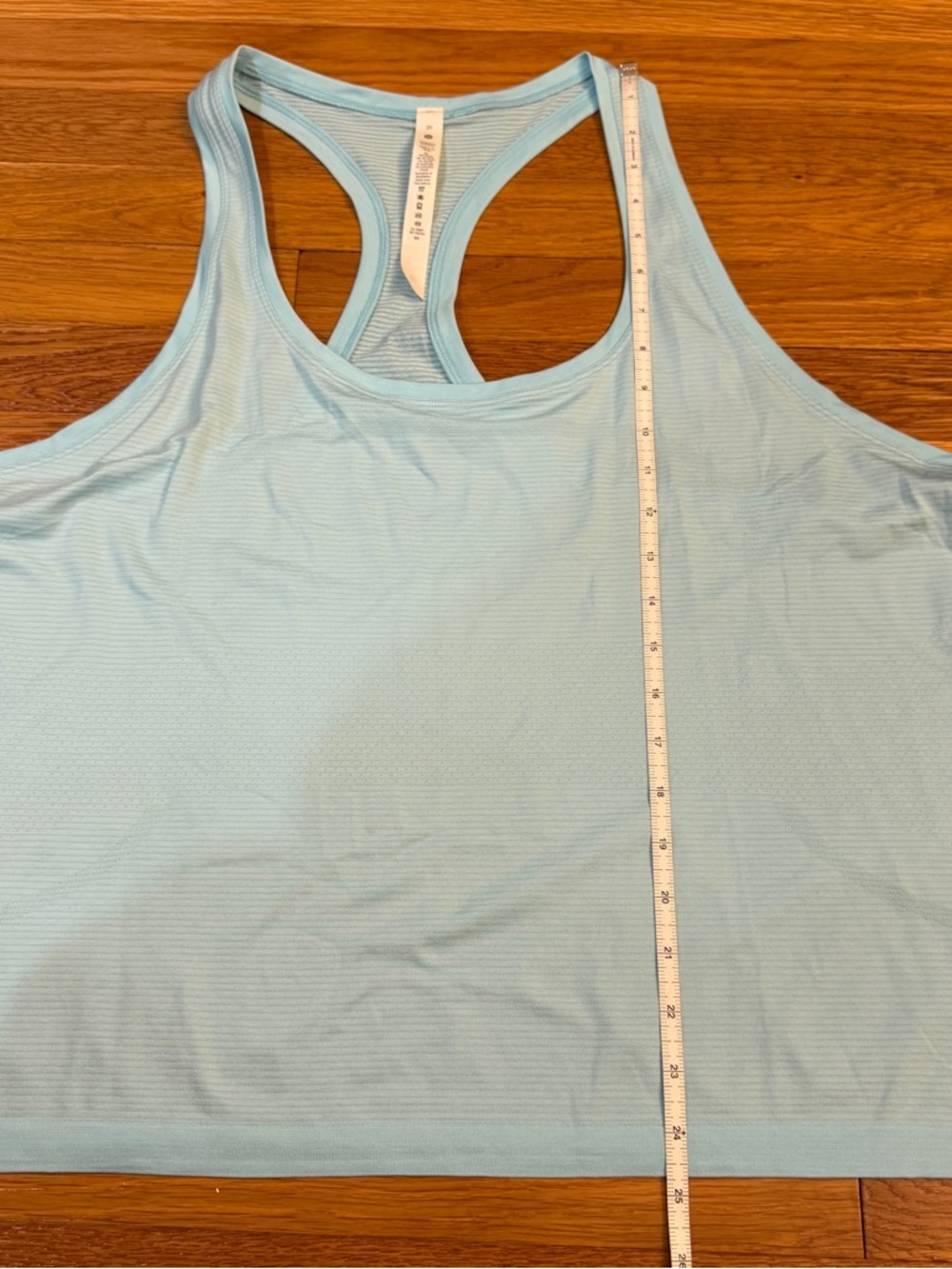 Lululemon Swiftly Tech Racerback 2.0 *Race Length Icing Blue - Size 20 NWT - Picture 4 of 8
